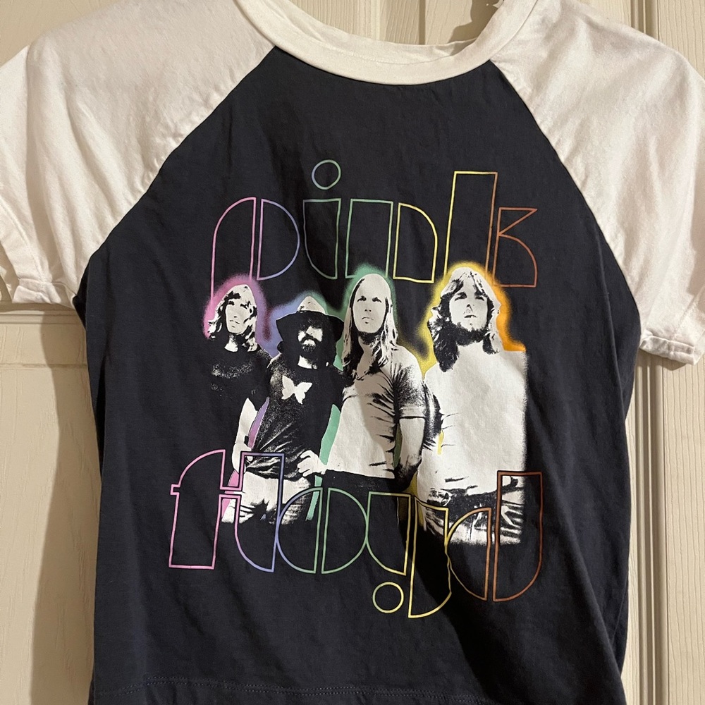 Pink Floyd Kids Raglan T-Shirt - Blue & White